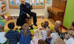 Spotkanie z Policjantem: Bezpieczna Droga Do Przedszkola - Zdjęcie 55