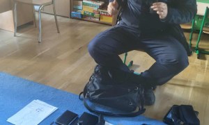 Spotkanie z Policjantem: Bezpieczna Droga Do Przedszkola - Zdjęcie 36