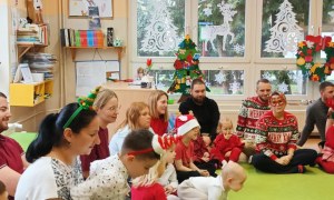 Spotkanie świąteczne w grupie Sówki - Zdjęcie 79