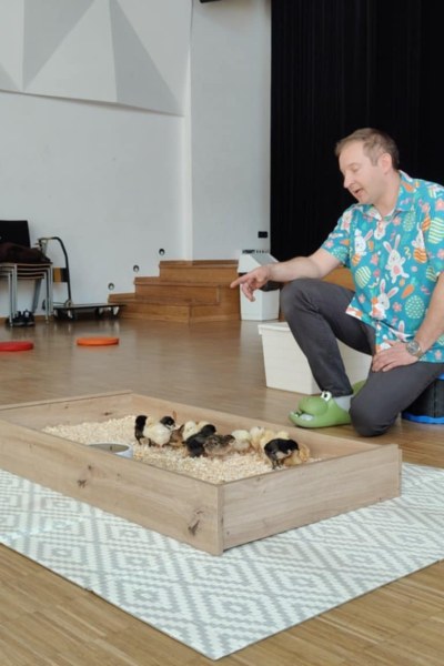 "CZy kaczątko było przydkie? Przyroda budzi sie do życia"- warsztaty przyrodnicze w MDK Filia Dąb