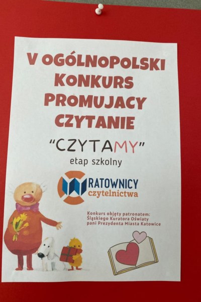 Rozdanie dyplomów za udział w V Ogólnopolskim konkursie "CZYTAMY"- ETAP PRZEDSZKOLNY