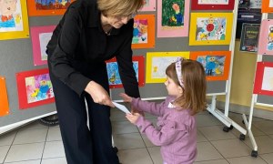 Rozdanie dyplomów za udział w V Ogólnopolskim konkursie 
