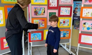 Rozdanie dyplomów za udział w V Ogólnopolskim konkursie 