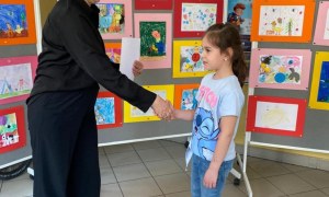 Rozdanie dyplomów za udział w V Ogólnopolskim konkursie 