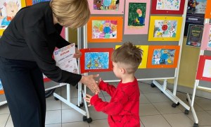 Rozdanie dyplomów za udział w V Ogólnopolskim konkursie 