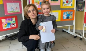 Rozdanie dyplomów za udział w V Ogólnopolskim konkursie 