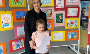 Rozdanie dyplomów za udział w V Ogólnopolskim konkursie 