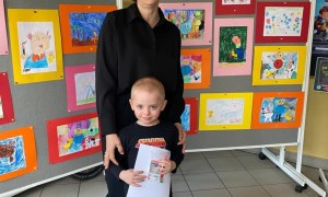 Rozdanie dyplomów za udział w V Ogólnopolskim konkursie 