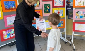 Rozdanie dyplomów za udział w V Ogólnopolskim konkursie 