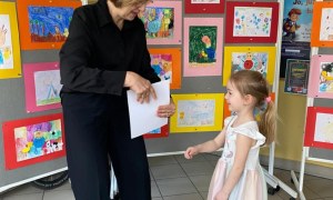 Rozdanie dyplomów za udział w V Ogólnopolskim konkursie 