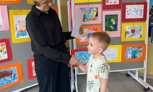 Rozdanie dyplomów za udział w V Ogólnopolskim konkursie 