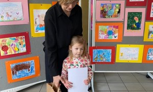 Rozdanie dyplomów za udział w V Ogólnopolskim konkursie 