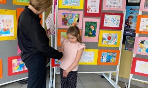 Rozdanie dyplomów za udział w V Ogólnopolskim konkursie 