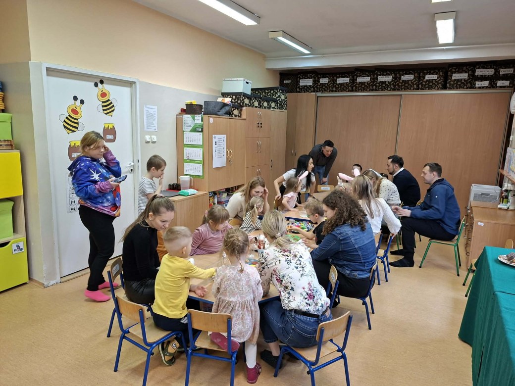 Warsztaty Wielkanocne w grupie Sówki - Zdjęcie 41