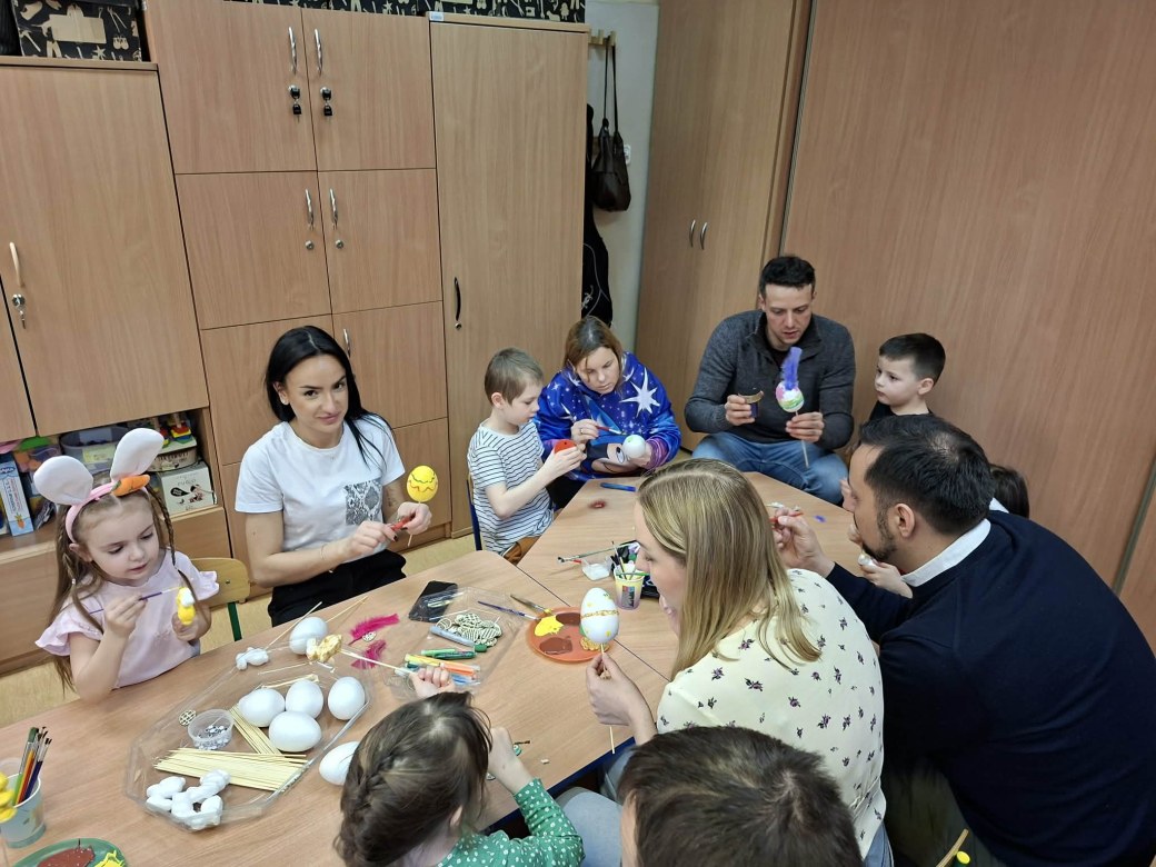 Warsztaty Wielkanocne w grupie Sówki - Zdjęcie 4