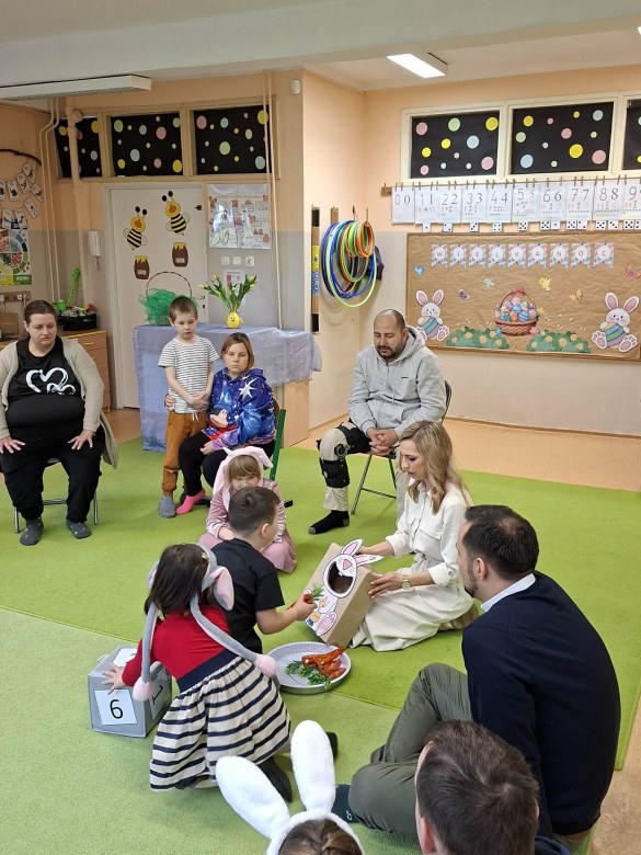 Warsztaty Wielkanocne w grupie Sówki - Zdjęcie 13