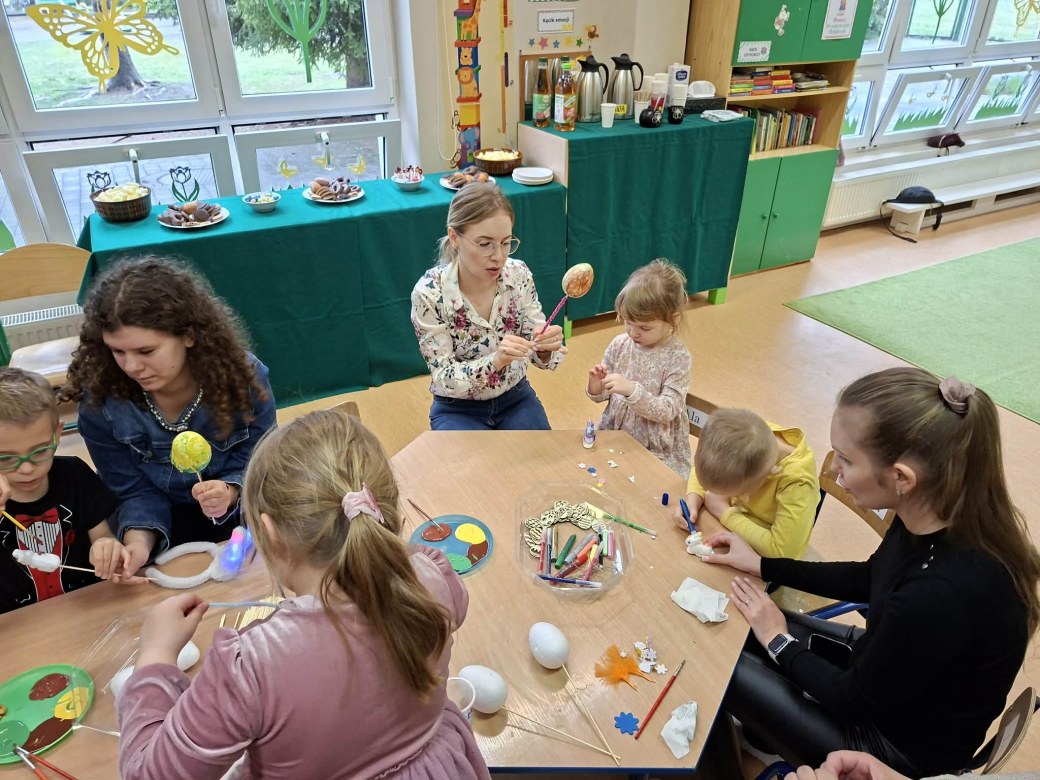 Warsztaty Wielkanocne w grupie Sówki - Zdjęcie 28