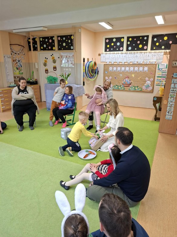 Warsztaty Wielkanocne w grupie Sówki - Zdjęcie 31