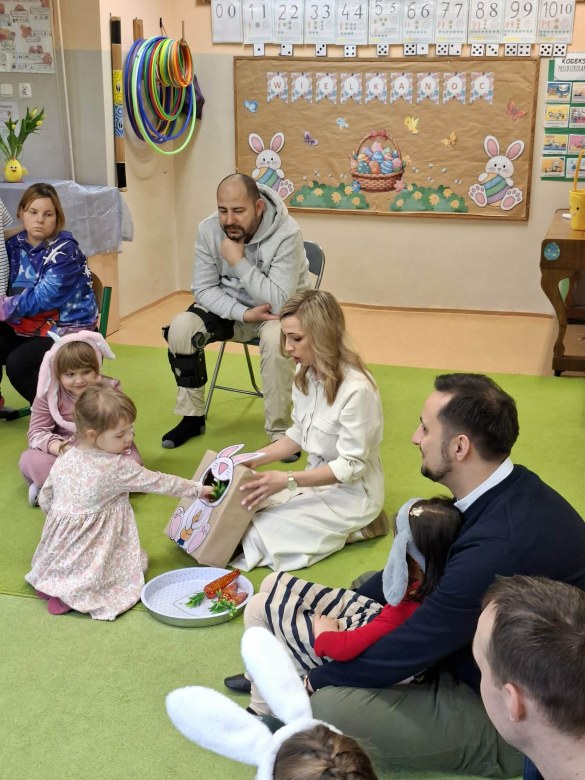 Warsztaty Wielkanocne w grupie Sówki - Zdjęcie 36