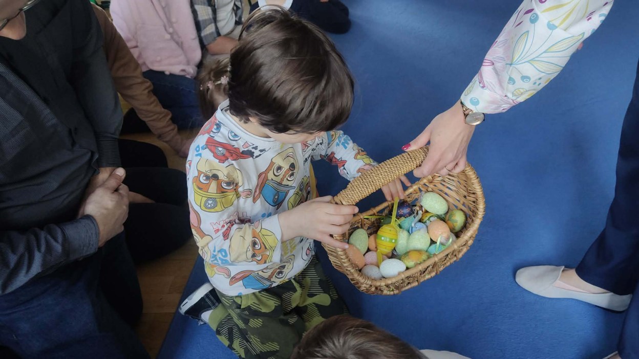 Warsztaty Wielkanocne w grupie Żabki - Zdjęcie 4
