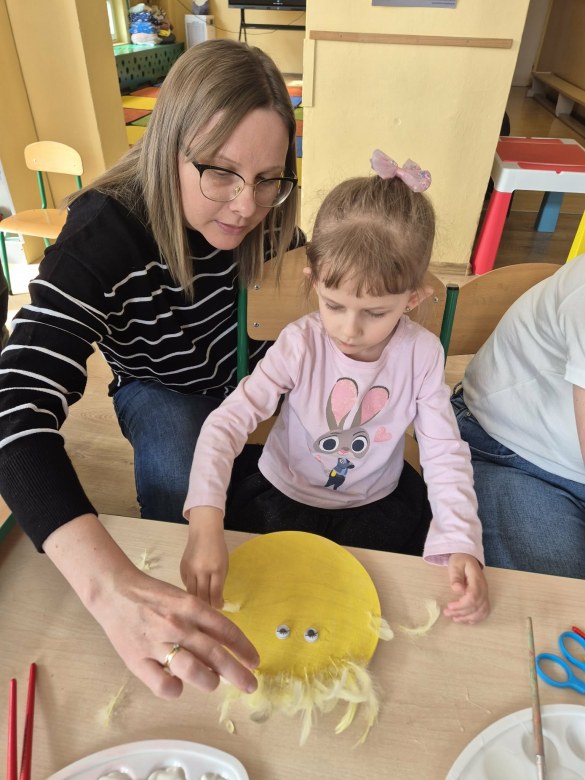 Warsztaty Wielkanocne w grupie Liski - Zdjęcie 16