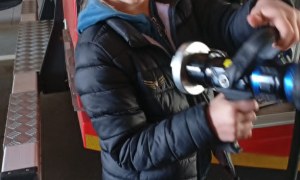 Wyjazd dzieci 6-letnich do jednostki Straży Pożarnej - Zdjęcie 23