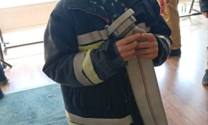 Wyjazd dzieci 6-letnich do jednostki Straży Pożarnej - Zdjęcie 54
