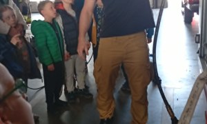 Wyjazd dzieci 6-letnich do jednostki Straży Pożarnej - Zdjęcie 28
