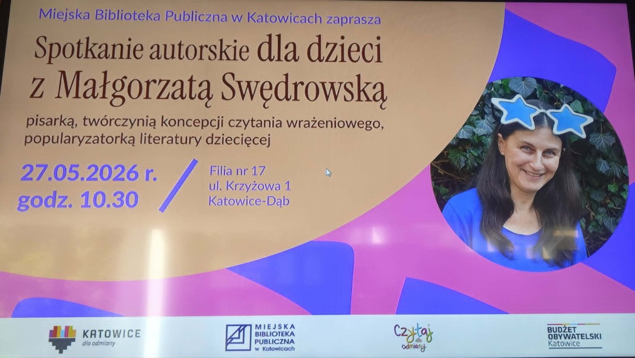 Spotkanie z pisarką Małgorzatą Swędrowską - Zdjęcie 1