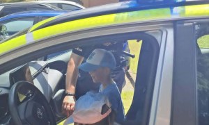 Bezpieczny Przedszkolak- Spotkanie z policjantem - Zdjęcie 41