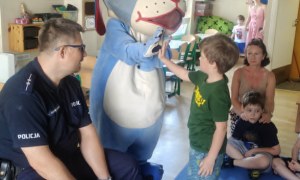 Bezpieczny Przedszkolak- Spotkanie z policjantem - Zdjęcie 54