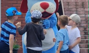 Bezpieczny Przedszkolak- Spotkanie z policjantem - Zdjęcie 106