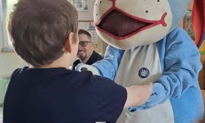 Bezpieczny Przedszkolak- Spotkanie z policjantem - Zdjęcie 138