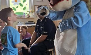 Bezpieczny Przedszkolak- Spotkanie z policjantem - Zdjęcie 132